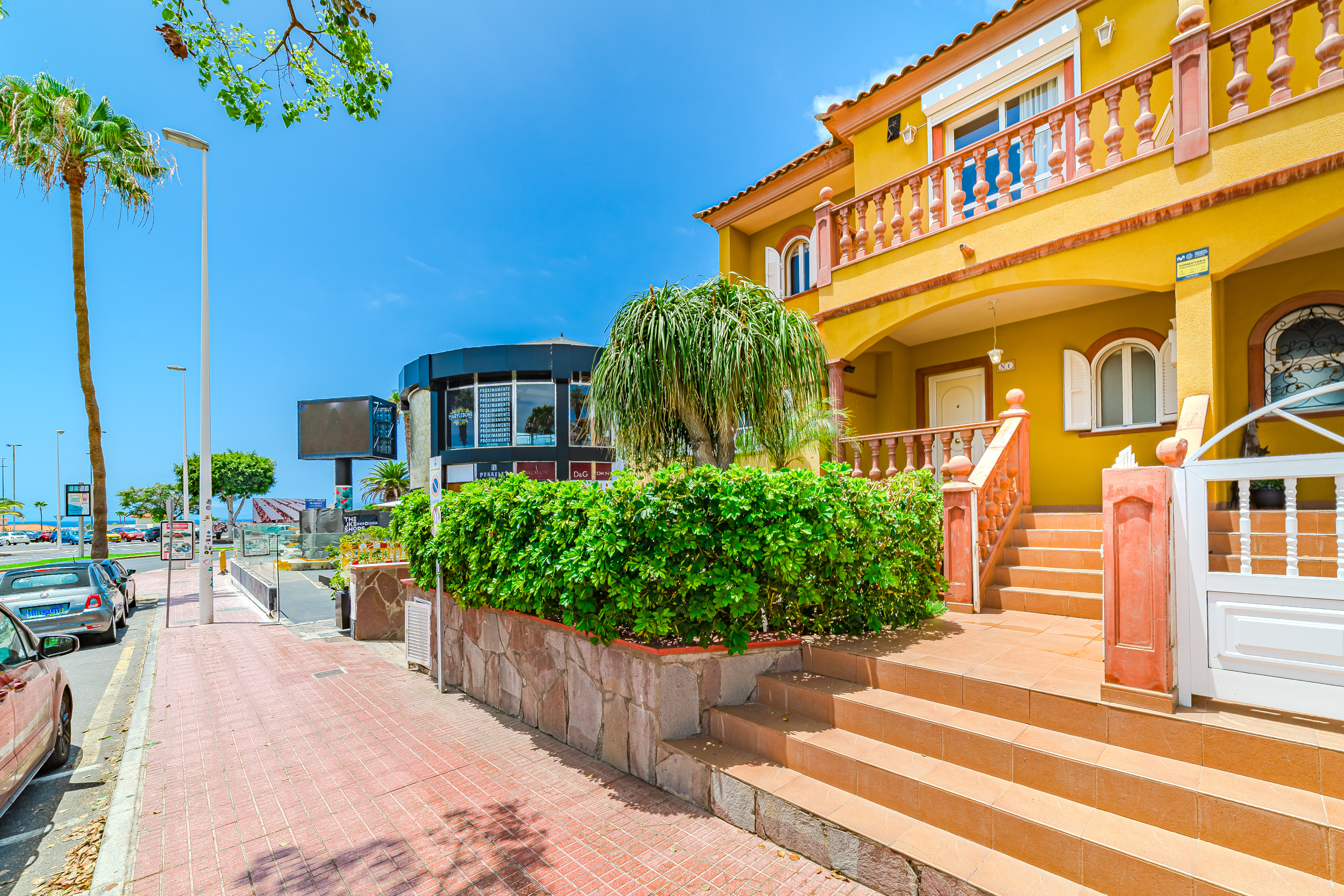 The front of the house from the street